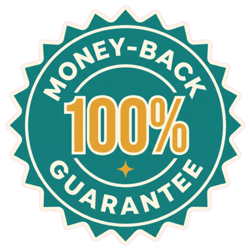 100% money-back guarantee